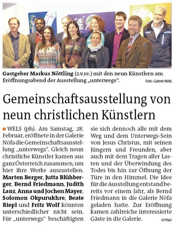 Unterwegs - Bezirksrundschau Wels Ausgabe 11-2015 Artikel